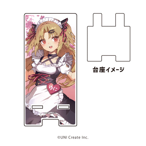 『ライヴラリ』スマキャラスタンド 01/赤月ゆに メイドver.(描き下ろしイラスト)